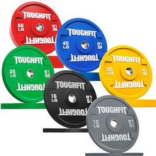 ToughFit Olympic Bumper Plates 370LB Set