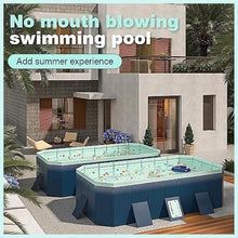ZXINXIN Foldable Pool for Large, Small Dogs Children pet Dog Pool Stable Non-Slip Swimming Pool, Paddling Pool Dog Child Swimming Pool 400cm