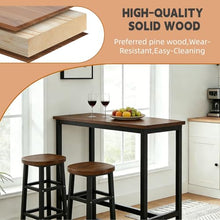 ORNDYDM Bar Table for Indoor,41 Inch Counter Height Table,High Top Table for Kitchen Dining,Home,Patio,Balcony,Backyard,Cafe