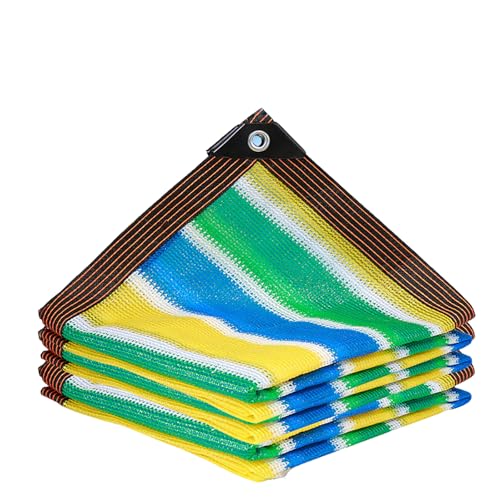 Sun Shade Cloth with Grommets, UV Resistant Shade Mesh Netting, Sunblock Shade Cloth Outside, Heat Insulation Shading Net, for Cars, Dogs, Outdoor, RV, Patio
