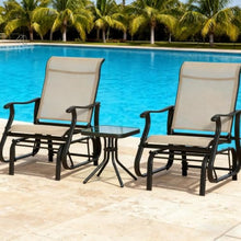 Cvqza Chairs Set, Comfortable Outdoor Gliding Chairs Set for Relaxing, Ideal for Patio, Bistro Dining, Perfect for Families and Entertaining
