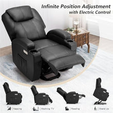 KTYUERGHK Power Lift Recliner with USB Ports and Cup Holders for Elderly