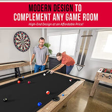 GoSports 7 ft Modern Billiards Pool Table Black