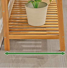 ZOCWJK Flower Pot Stand- 4 Tier Rack Free Standing Bookshelf Plant Flower Stand Rack Storage Tower, Multipurpose Utility Organizer,