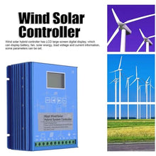 24v,HYZHANHONG 12V 24V 48V 12000W MPPT Wind/Solar Hybrid System Controller, Multi-Voltage Renewable Energy Charge Manager with LCD Display