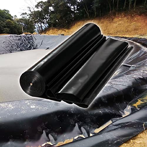 LOJOO Upgraded Water Garden Pond Liner, HDPE Small Fish Pond Skins Pond Liners,Rubber Pond Tarp Easy Cutting Underlayment, for Fountains, Water Garden Pond Liners Seals (Size : 10x 10 m)