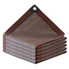 GJZDPMY 12x30m Brown Shade Cloth with Grommets, 85% UV Protection HDPE Shade Netting, Ideal for Garden and Balcony Wind Protection, Outdoor Canopy Cover
