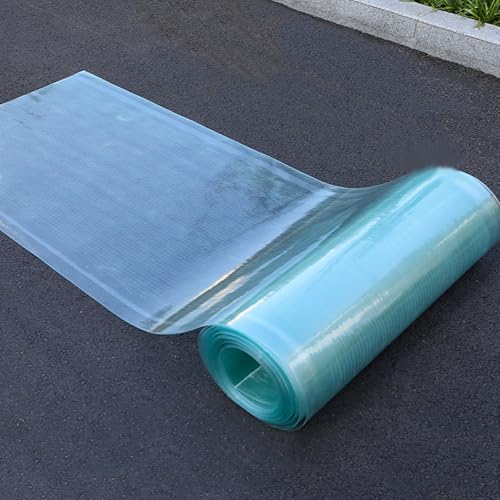 Polycarbonate Sheets All-Weather Outdoor Greenhouse Covering, Plastic Roofing Sheets Rainproof Insulation Protection(1x683m)