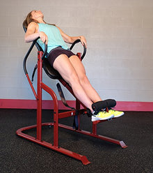 Body-Solid Heavy Duty Lumbar Inversion Table Red