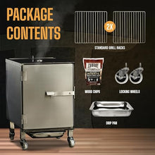 SmokinTex Lil' Tex Electric Smoker - Stainless Steel Portable Meat Smoker Grill with Temperature Control, Wood Chip Tray, and Meat Probe for BBQ, Jerky, Vegetables