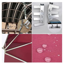 NYTFHMS DIY Retractable Awning Canopy, 90 Cm Folding Patio Umbrella, Outdoor Curved Sail Shade, Weather-Resistant Arch Awning for Home & Garden, Sunshade Door & Window Cover,F-Diameter:140cm/55.11in