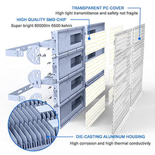 Kekeou 800W LED Stadium Lights Outdoor, 2Pack 400W 6500K Arena Flood Light
