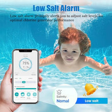 Smart Pool Electrolytic Salt Chlorine Machine, Built-in Wi-Fi, Salt Water Pool Chlorine Generator,for Above Ground Pool (8g/h)