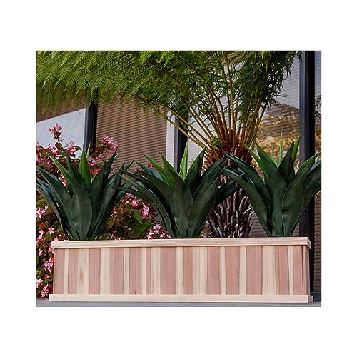 Best Redwood Window Planter Box 48 in Suede