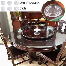 SAGIDAR Round Tempered Glass, Clear Table Top, Tempered Glass Top, Clear Glass High Gloss, Glass Coffee Table, Round Glass Table Tops, Round Wood Table Top, 14IN 19IN 24IN 30IN 39IN