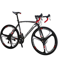 EUROBIKE Road Bike TSM 21-Speed Dual Disc Brake 700C Adult Bike 54CM Frame 3-Spoke Wheels Bicycle 54CM-SPOKE