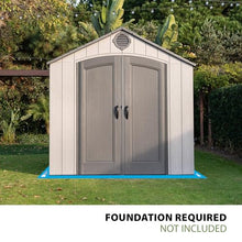 Lifetime Outdoor Storage Shed, 8 x 10 Foot, Gray