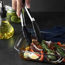 2 Pcs Silicone BBQ Tongs Basting Brush Set Oil Brush Kitchen Tongs BBQ Grill Food Meat Tongs Barbecue Tongs Oil Sauce Brush BBQ Tools