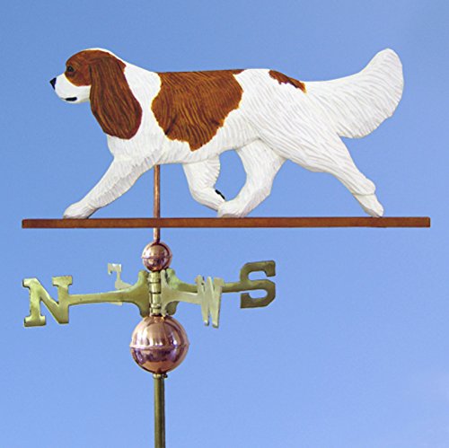 Cavalier King Charles Hand Carved & Painted Weathervane Blenheim 32 Inch