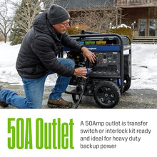 Westinghouse 18000 Peak Watt Tri-Fuel Home Backup Portable Generator, Remote Electric Start, Transfer Switch Ready, Gas, Propane, and Natural Gas Powered, CO Sensor