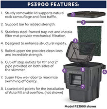 Atlantic Water Gardens PS3900 Pond Skimmer, 6" Weir Width