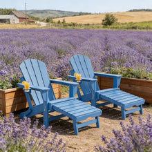 Folding Fire Pit Chair,Adirondack Chair Set of 2,Outdoor Fire Pit Chair