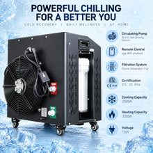 Cold Plunge Tub, Chill and Heat 1HP Chiller, Canadian Red Cedar(37-107℉)