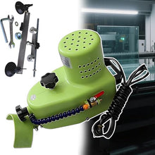 forplubossmmp Straight Round Bevel Edger, 800w/8000rpm Motor for Glass, Plexiglass, 14-Lb Portable Glass Edger with Diamond Wheel, Achieve 1-3 M/Min Precision Straight, Round, Bevel Edges