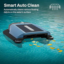 Betta Flex Solar-Powered Robotic Pool Skimmer – Cordless with Dual Cleaning Modes, Soft-Touch Pool Protection. Compatible with Infinity Edge, In-Ground & Above-Ground Pools (Blue)