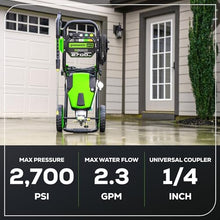 Greenworks 2700 PSI (2.3 GPM Max) Electric Pressure Washer