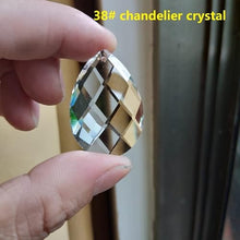 500pcs/lot 382511MM Machine Grinding Clear K9 Optical Crystal Prism Ornament Suncatcher Glass Beads For Chandelier Crystal