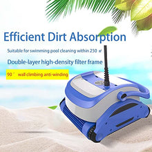 Automatic Robotic Pool Cleaner with Intelligent Navigation, 100 Mins Runtime & Dual Motors for Efficient Cleaning, Ideal for Pools up to 1200 ft2