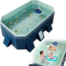 FANYING Rectangular Foldable PVC Swimming Pool for Home Use, Thickened, for Relaxing and Refreshing at Home,300cm