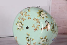 Ceramic Garden Stool Decorative Garden Stools Rustic Ceramic Stool Ornament Small Coffee Table Side Table Cooler Pier Bathroom Stool Flower Bird Shoe Changing Stool Living Room Garden Stool Ceramic