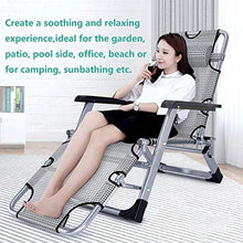 IIPOSAQQ Garden Beach Chair with Zero Beach Chair for Heavy People Outdoor Beach Portable Camping Reclining Garden Chair 200 Kg for Home Office Balcony
