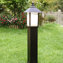 KADELONG External Waterproof Lawn Lights E27 Outdoor Floor Mount Lighting Fixture Villa Garden Waterproof Path Lights Outdoor Landscape Porch Patio Waterproof Yard Lamps H31.52in,Chandelier Lighting
