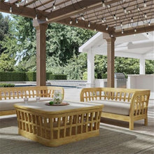 Butler Specialty Company Monhegan Teak Wood Outdoor Loveseat Brown