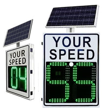 LMYYDES Solar Radar Speed Meter with 2 Digits Display (47x38cm) & Remote Control – 60cm/90cm Wireless Solar Speed Sign for School Zone, Parking Lots, Roads 20"x27"