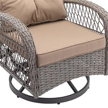 YWMLFZ 3 Pieces of Outdoor Garden Furniture, Wicker Set, 2 Single Chairs and 1 Glass Table