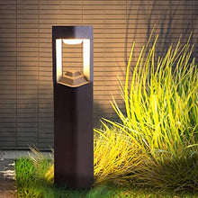 Xinmeiyue Modern Outdoor LED Lawn Lights - IP54 Waterproof Pathway Lamps for Garden, Deck, Driveway & Porch Lighting(Dark Color)