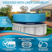 Hollowell Industries - Manufacturers of Doughboy Pools, 18’ x 33’ Oval Swimming Pool Above Ground, 52” Steel Wall Pool Kit - Includes Pool Liner, Sand Filter, Pump, and Skimmer - Made in USA