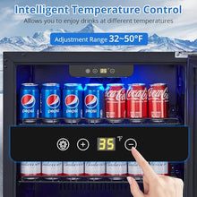 CuisinAid 24-inch Weather-Proof Stainless Steel Beverage Refrigerator for Outdoor Kitchen and Patio - Holds up to 180 Cans - Built-in/Freestanding