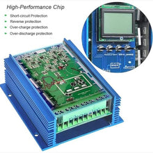 LIEROLYE Renewable Energy Controller Universal, for Wind Solar Hybrid Mppt Charge Controller Off Grid, 12000W Hybrid Charge Controller(24v48v)