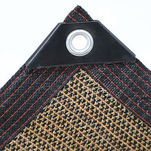 90% Shade Cloth for Garden, Heavy-Duty Sunblock Net with Grommets, UV Resistant Mesh Tarp, for Greenhouse, Patio, Pergola, Plants, Chicken Coop & Dog House, Brown