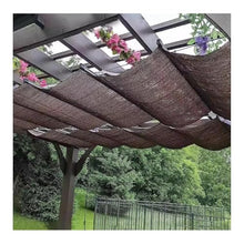 JHIAADEY U-shaped Wave Retractable Sunshade,pergola shade cover retractable, U-Shaped Wave Umbrella, retractable pergola shade cover, With UV protection (anti-aging) function(W:1.5m/4.92ft*L:13m/42.5f