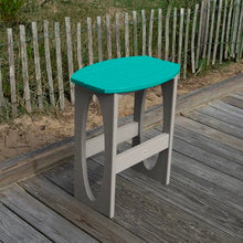 Bahia Verde Shoreline 3-Piece Bar Height Balcony Set Cove Gray with Seaglass Blue
