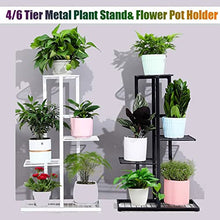 RWGOVLU Plant Stand 4/6 Layers Iron Shelf For Flower Stand Shelves Plant Stand Flower Pot Holders For Balcony Living Room Garden Outdoor Dekoration Indoor Plant Stands ( Color :