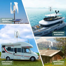 AISINILALAO 5000W 3 Blades Noiseless Wind Turbine Set 12V 24V 48V with Controller Solar Wind Power Kit for Street Lighting Free Energy Windmill Generator,12v