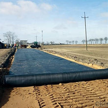 GEGEG 5oz Heavy Duty Non-Woven Geotextile Fabric for French Drain, Driveway, Soil Stabilization & Weed Control(Black,2mx65m/6.5ftx213ft)