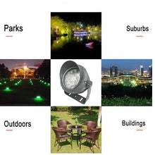 SDdPulse Landscape Lights - Led Spot Lights, 180° Adjustable Bracket Ground Light, Ip65 Waterproof Ground Spotlight, for Outdoor Landscape Lighting Decoration, Easy to I,Green-54W